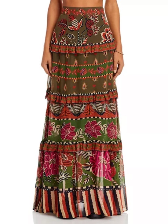 FARM Rio Dresses & Skirts - FARM Rio Ainika Floral Garden Maxi Skirt